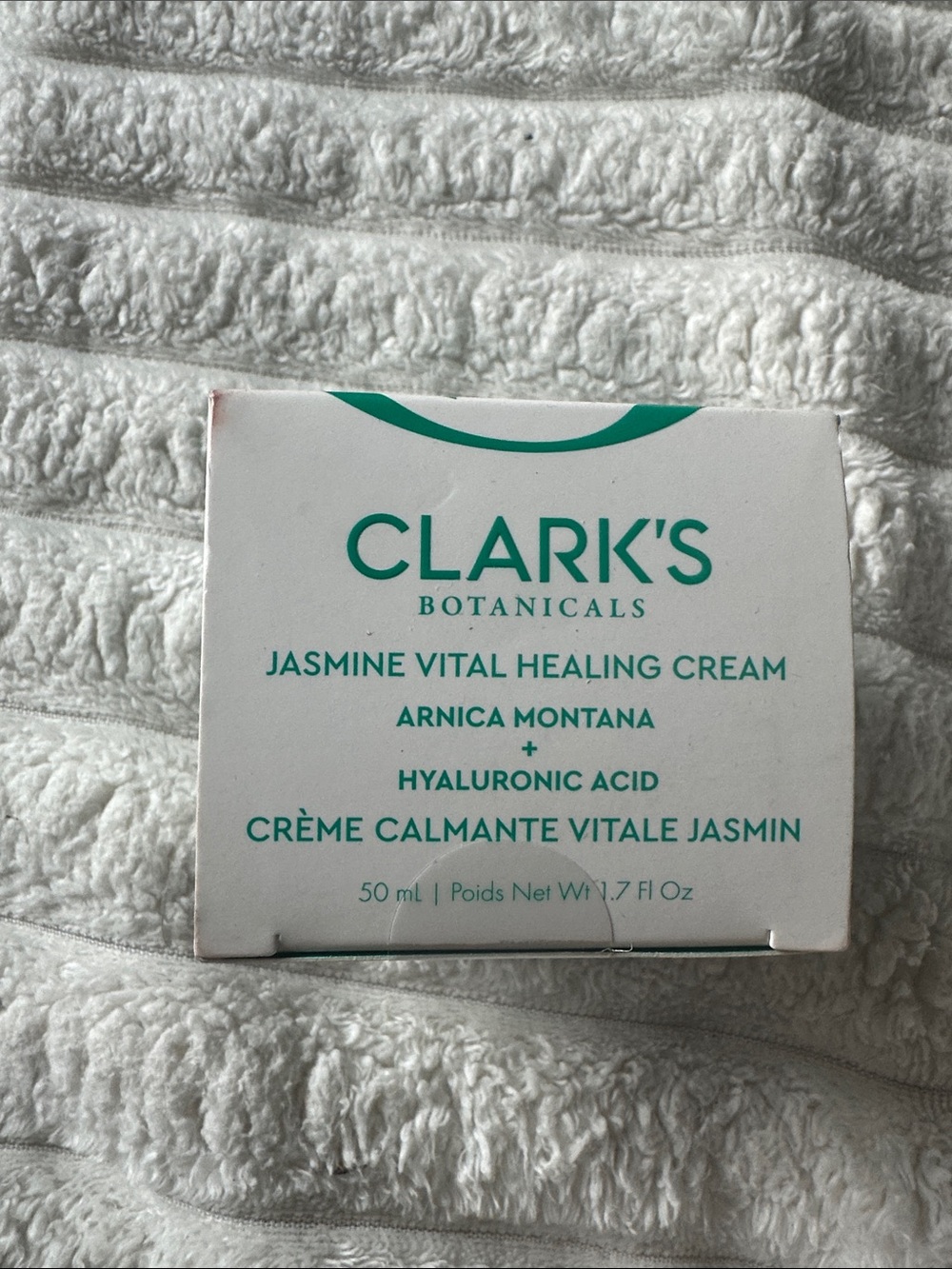 Clark's Jasmine Vital Healing Cream - White and Teal Accents